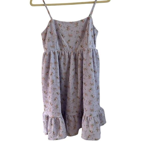 ✨ All in Favor Spaghetti Strap Mini Dress – Ruched Back | Lavender | Small | NWT - Picture 2 of 6
